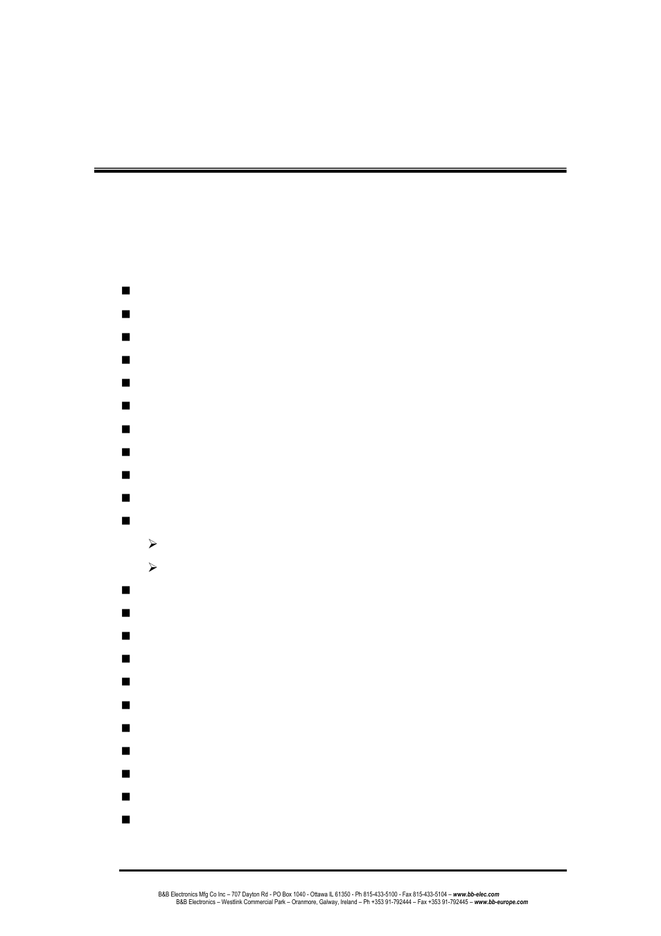 Introduction, Features | B&B Electronics EIR508-T - Manual User Manual | Page 8 / 71