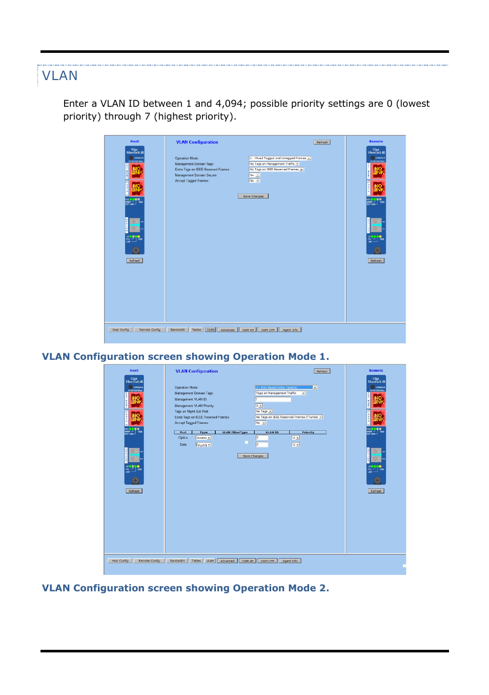 Vlan | B&B Electronics 856-14205--29 - Manual User Manual | Page 56 / 73