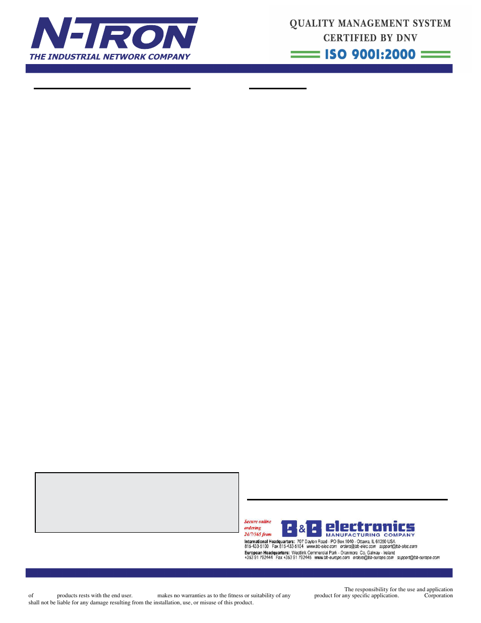 Benefits, 105tx-poe specifications | B&B Electronics 105TX-POE - Datasheet User Manual | Page 2 / 3