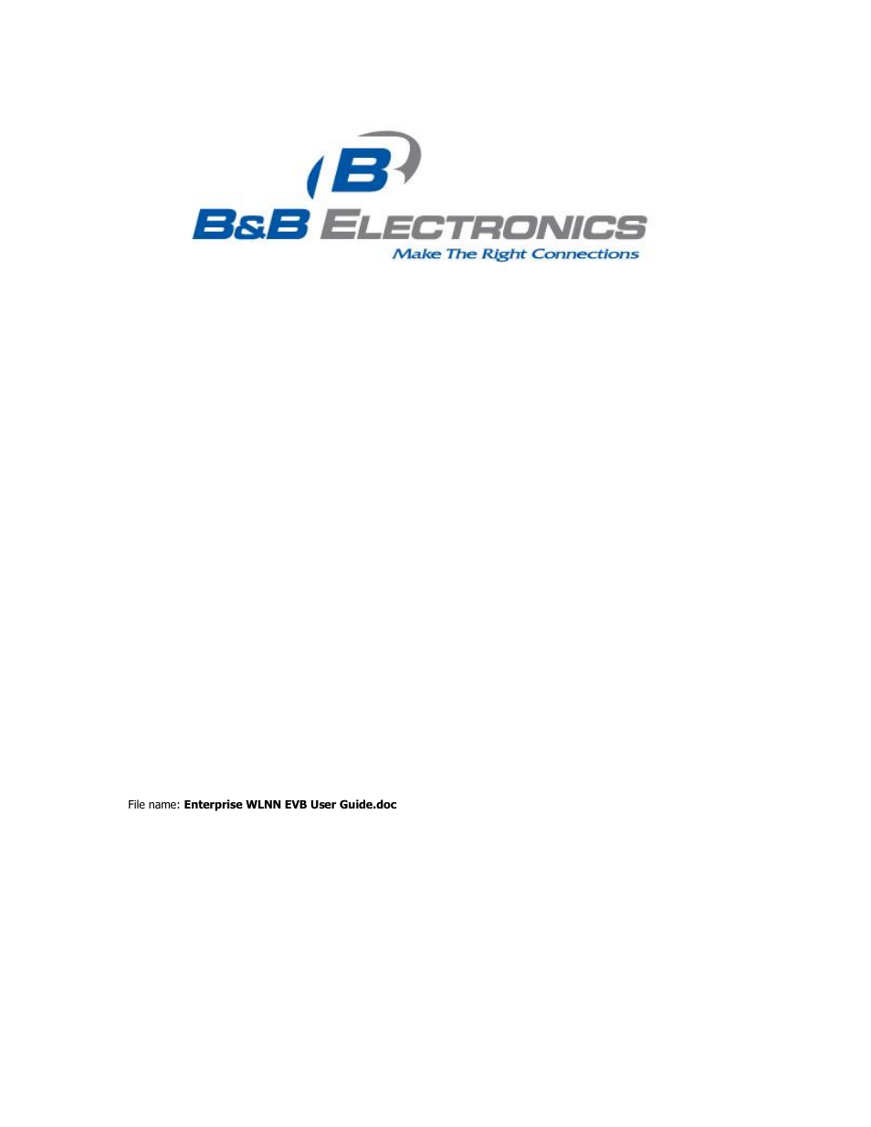 B&B Electronics WLNN-EK-DP551 - User Manual User Manual | 58 pages