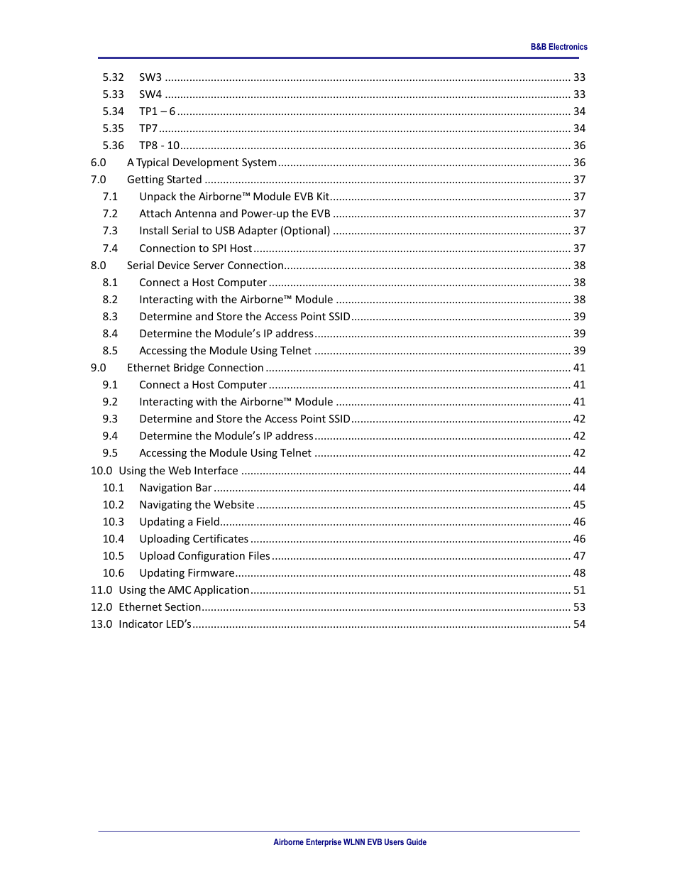 B&B Electronics WLNN-EK-DP551 - User Manual User Manual | Page 4 / 58