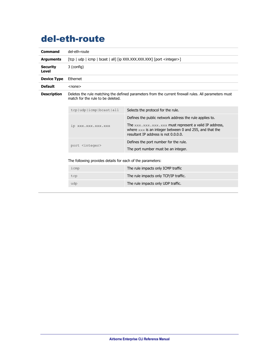 Del-eth-route | B&B Electronics WLNN-AN(ER,SE,SP.EK)-DP551 - Manual User Manual | Page 117 / 264