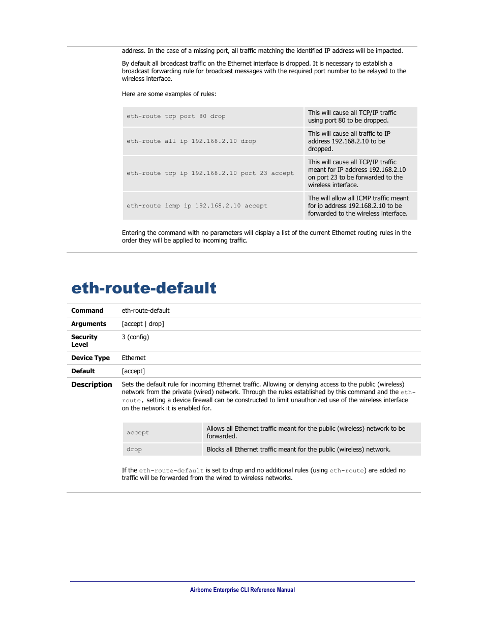 Eth-route-default | B&B Electronics WLNN-AN(ER,SE,SP.EK)-DP551 - Manual User Manual | Page 144 / 264