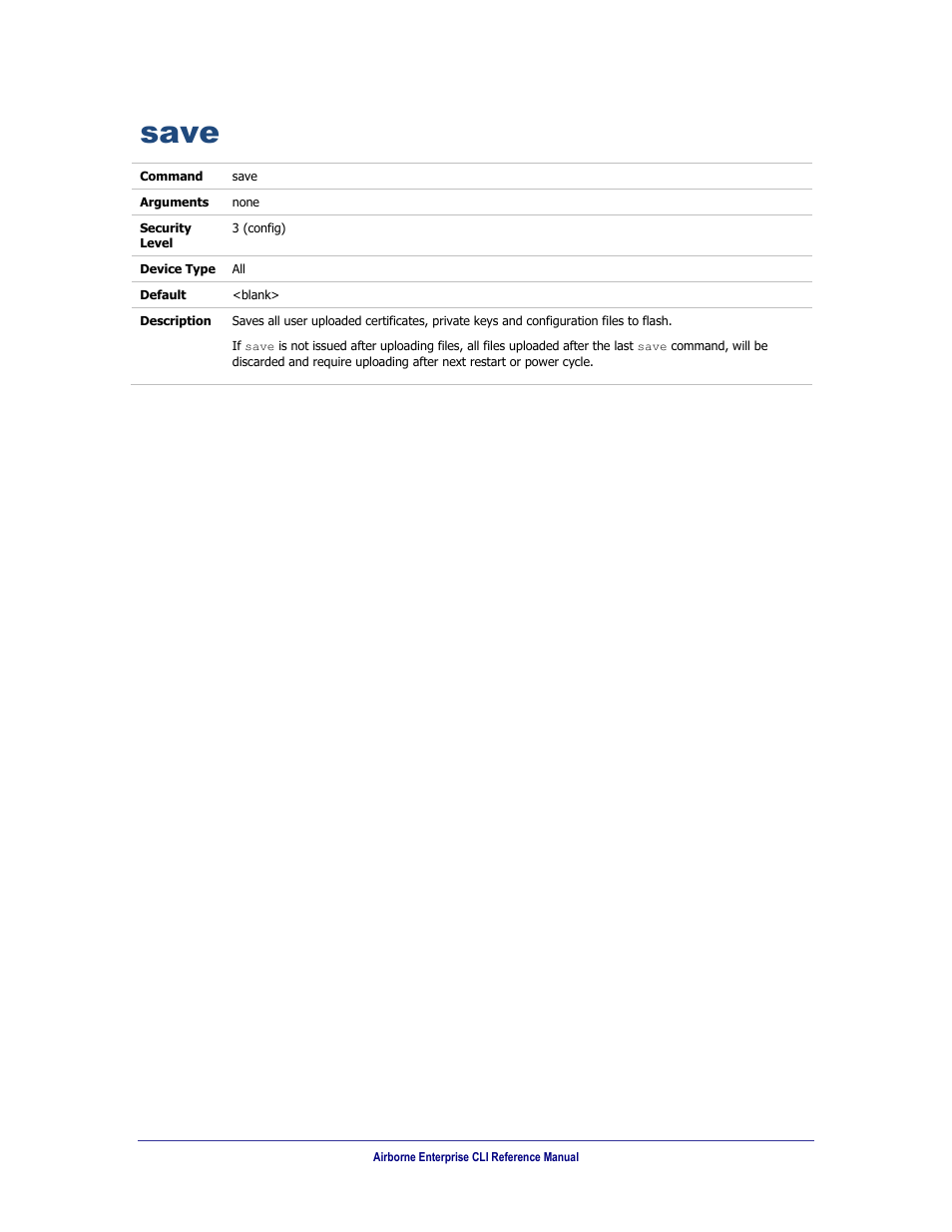 Save | B&B Electronics WLNN-AN(ER,SE,SP.EK)-DP551 - Manual User Manual | Page 194 / 264