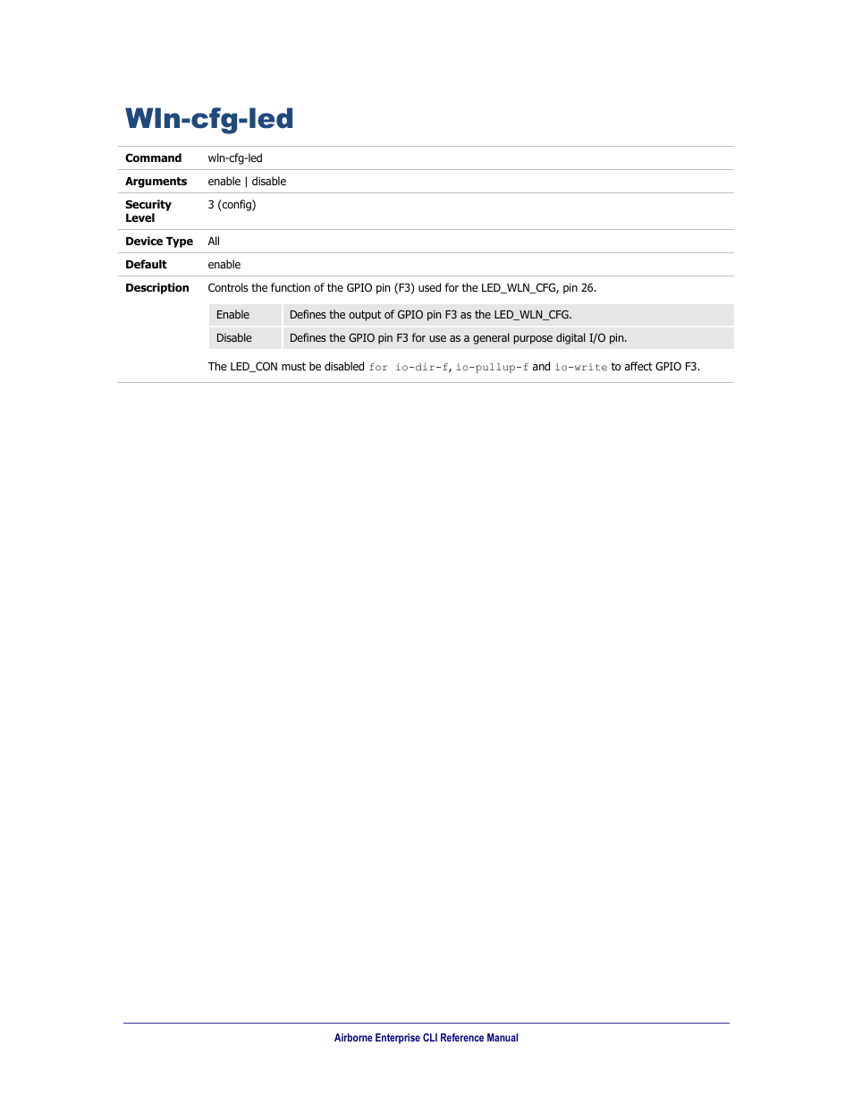 Wln-cfg-led | B&B Electronics WLNN-AN(ER,SE,SP.EK)-DP551 - Manual User Manual | Page 255 / 264