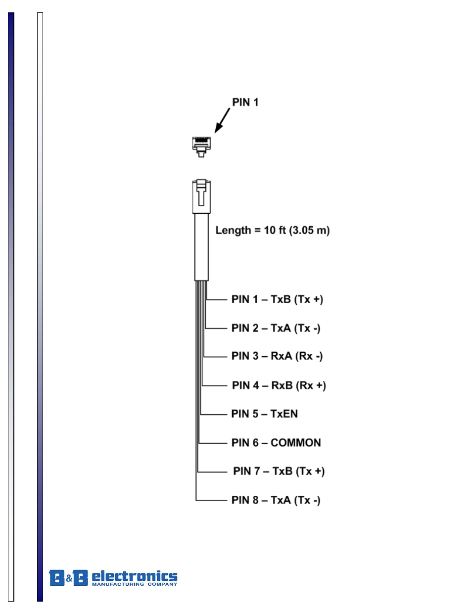 B&B Electronics CBL00303 - Datasheet User Manual | 1 page