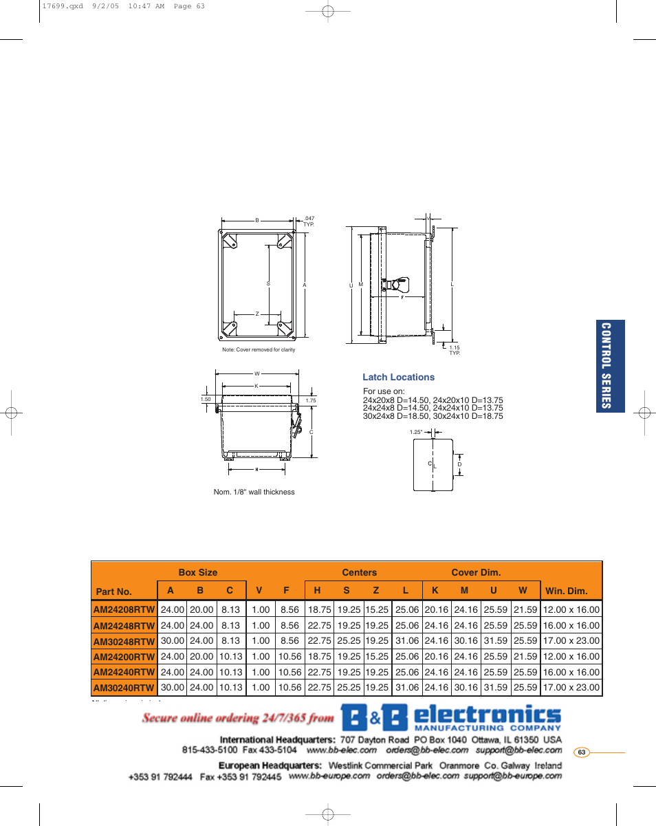 B&B Electronics AM3024 - Datasheet User Manual | Page 10 / 10