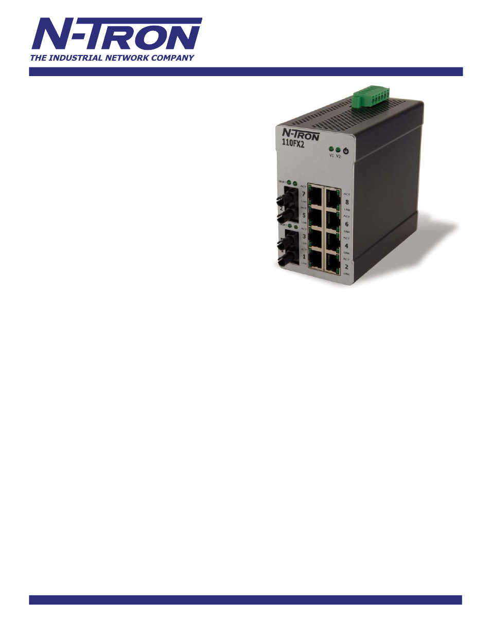 B&B Electronics 110FX2-SC_ST - Datasheet User Manual | 3 pages
