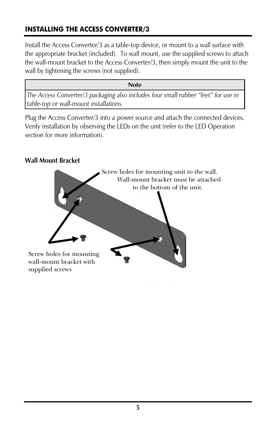 Installing the access converter/3 | B&B Electronics 852-10140--58 - Manual User Manual | Page 5 / 10