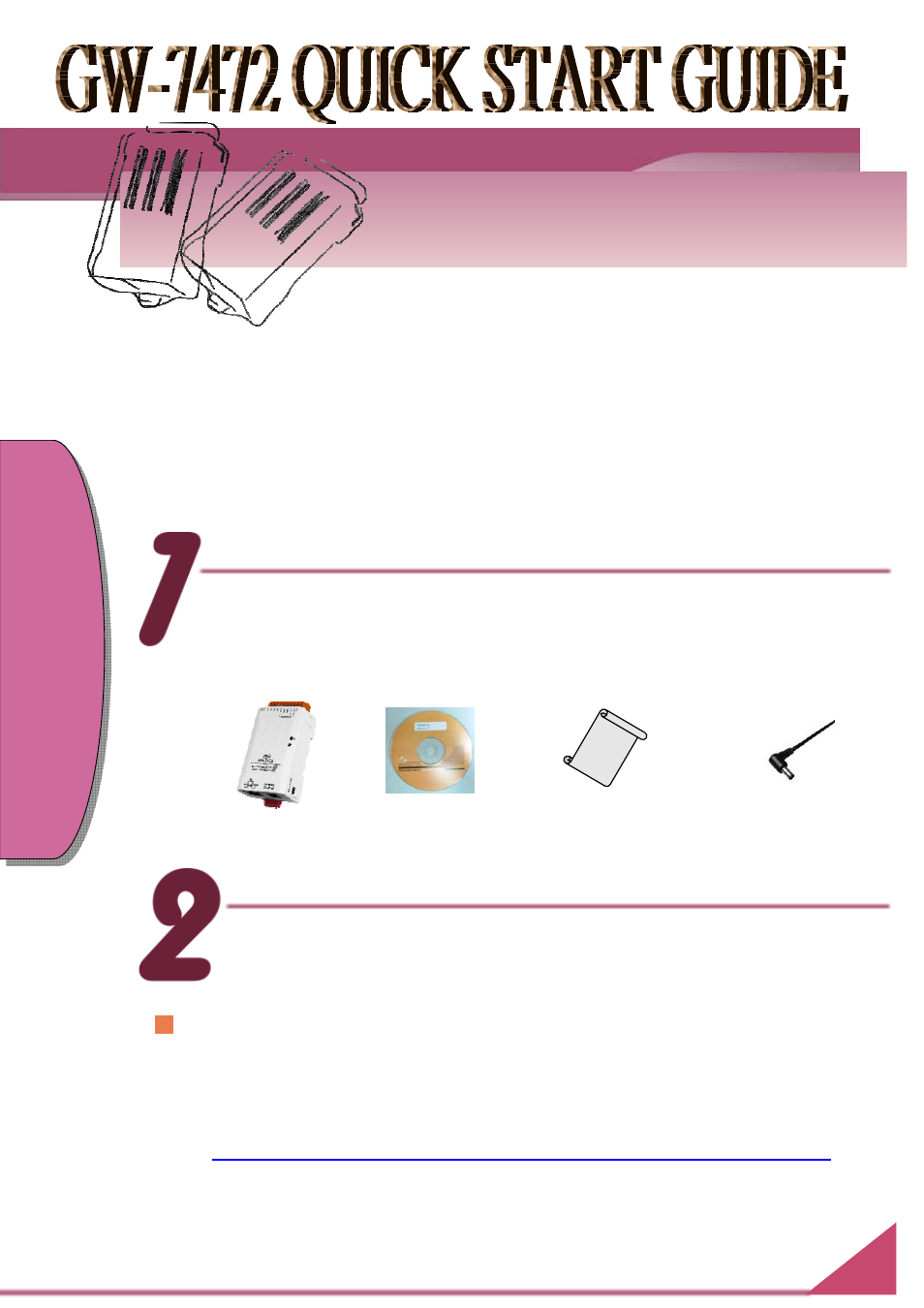 B&B Electronics GW-7472 - Quick Start Guide User Manual | 6 pages