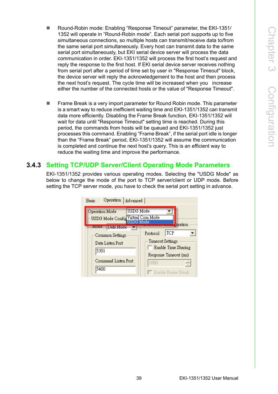 Chapter 3 c onfiguration | B&B Electronics EKI-1352 - Manual User Manual | Page 45 / 76