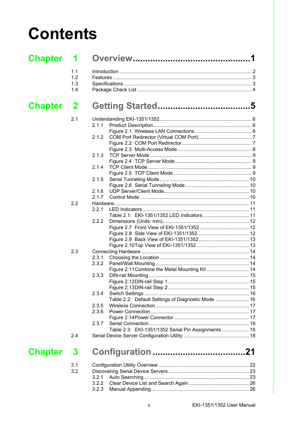 B&B Electronics EKI-1352 - Manual User Manual | Page 5 / 76