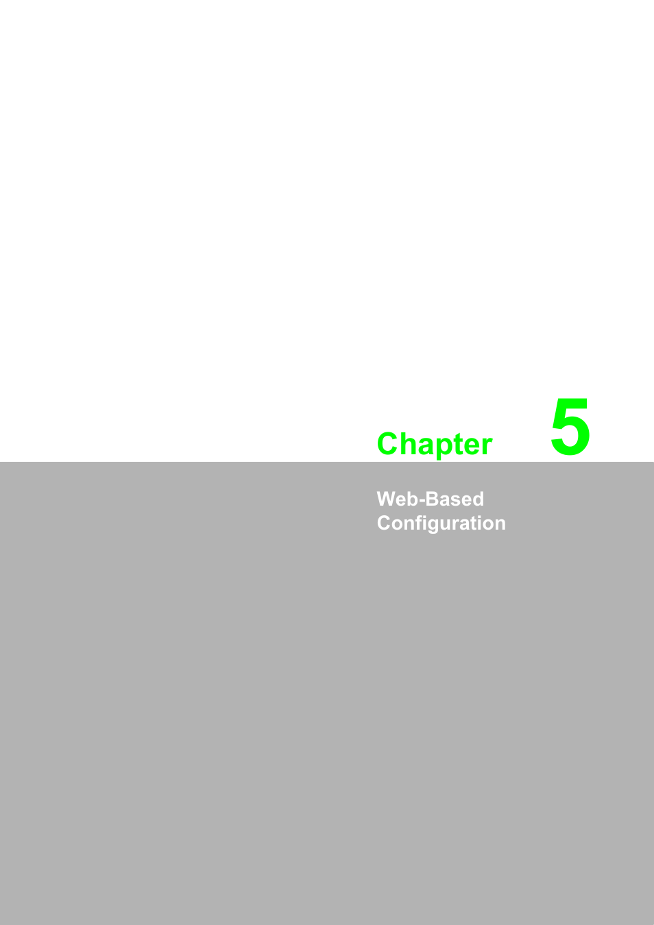 5 web-based configuration, Chapter, Web-based configuration | B&B Electronics EKI-1352 - Manual User Manual | Page 65 / 76