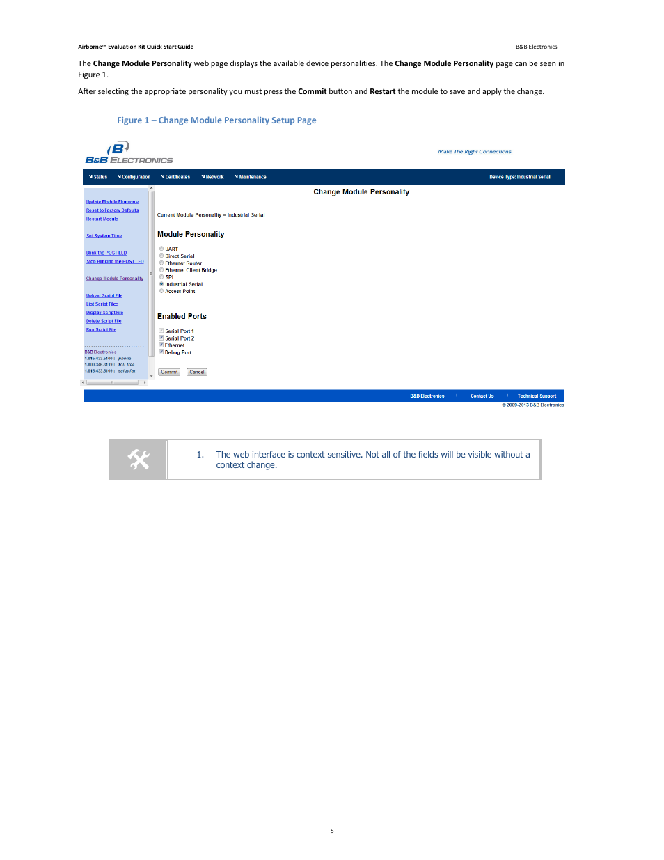 B&B Electronics WLNN-EK-DP551 - Quick Start Guide User Manual | Page 5 / 6