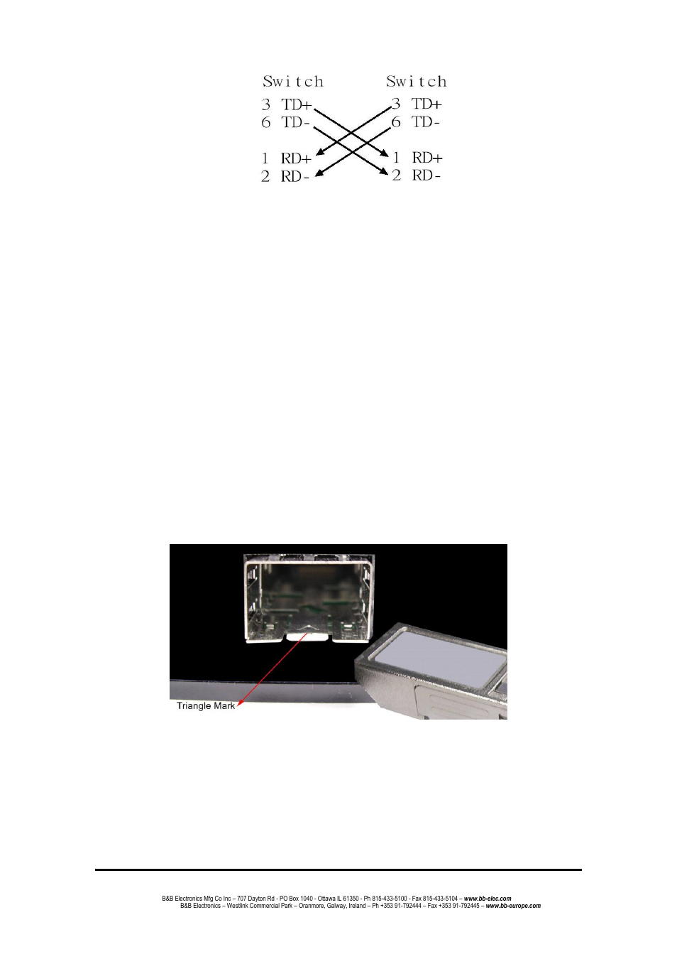 Cabling | B&B Electronics EIR608-4SFP - Manual User Manual | Page 17 / 105