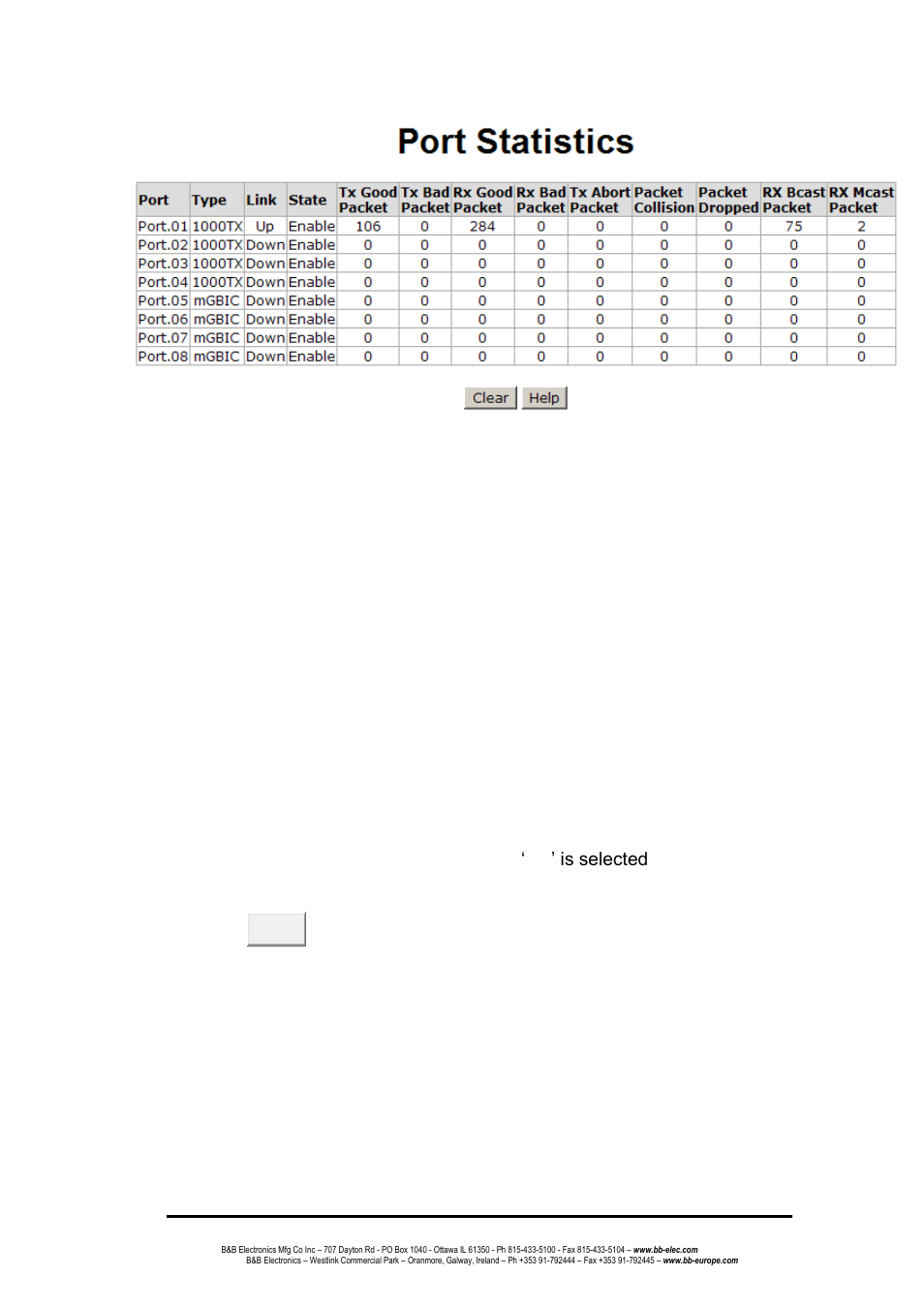 Port control | B&B Electronics EIR608-4SFP - Manual User Manual | Page 68 / 105