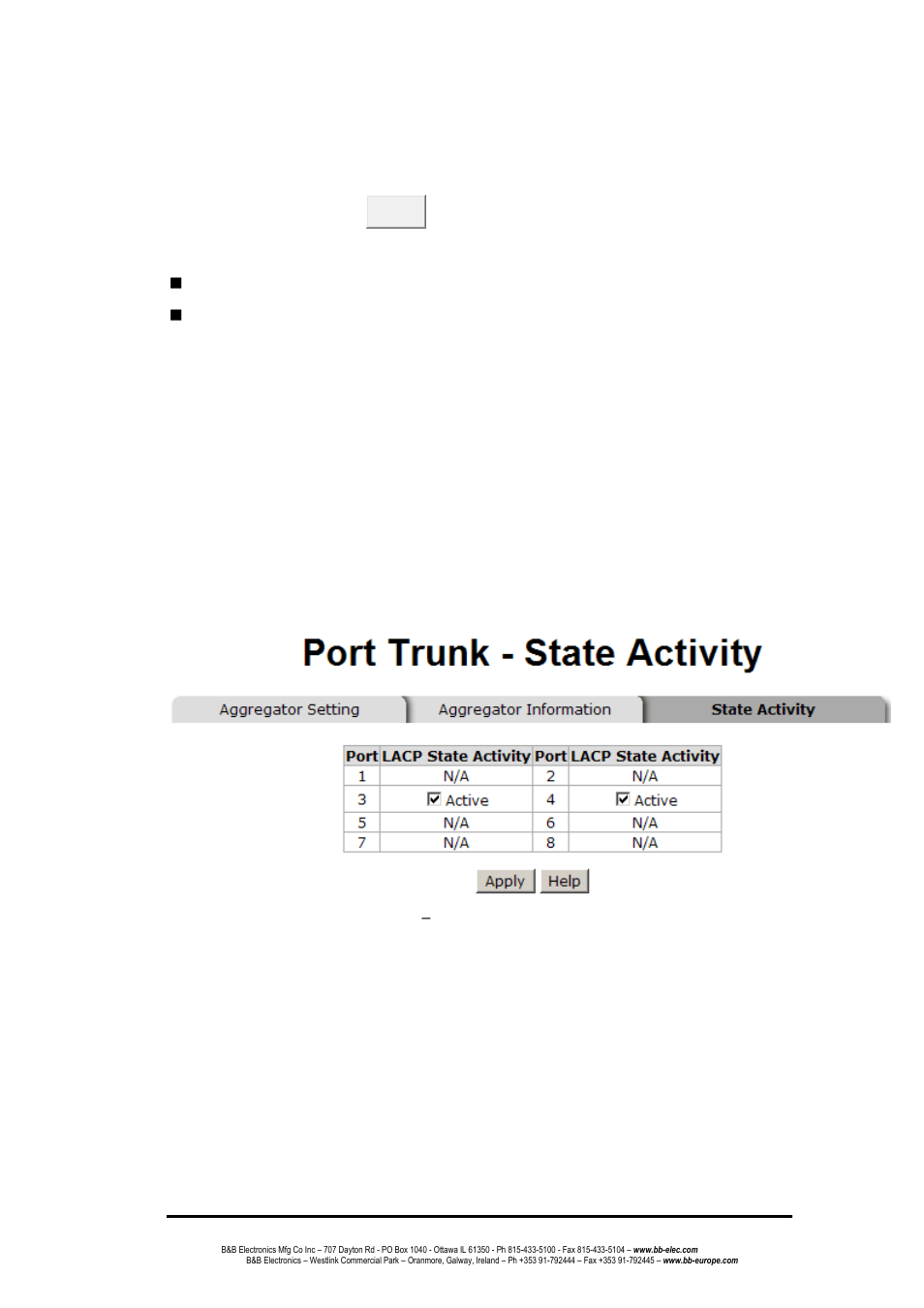 State activity | B&B Electronics EIR608-4SFP - Manual User Manual | Page 72 / 105