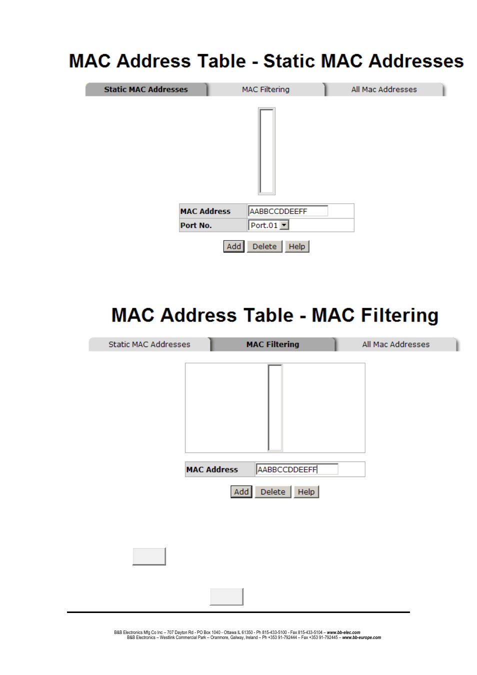 B&B Electronics EIR608-4SFP - Manual User Manual | Page 99 / 105