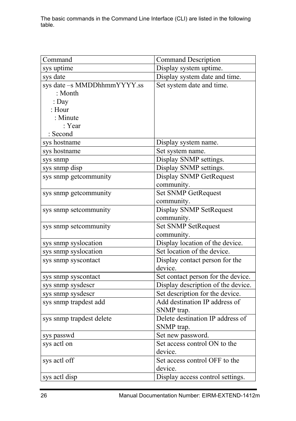 System management, Ystem, Anagement | B&B Electronics EIRM-EXTEND - Manual User Manual | Page 32 / 46