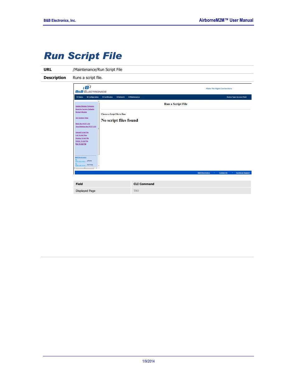 Run script file | B&B Electronics APXN-Q5428 - User Manual User Manual | Page 100 / 105