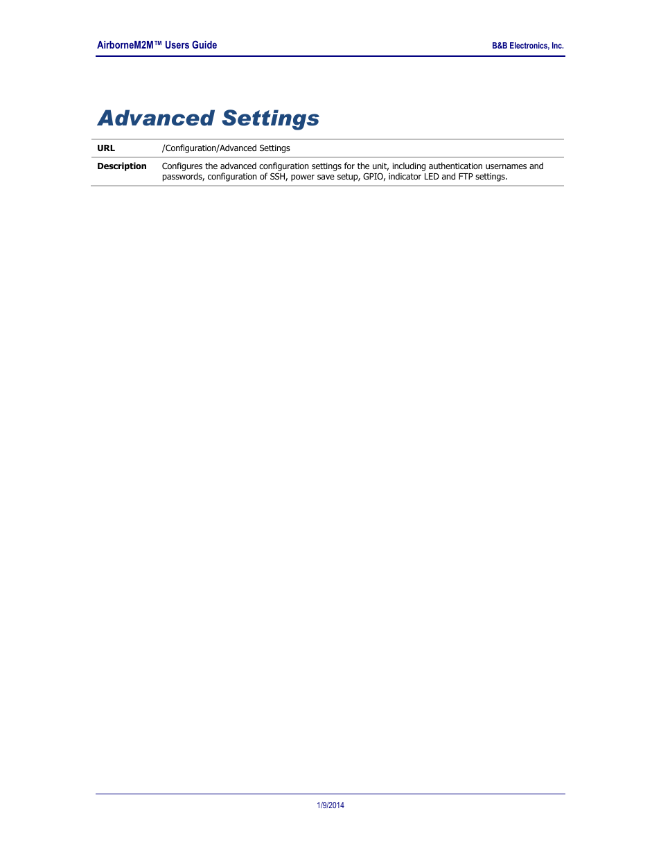 Advanced settings | B&B Electronics APXN-Q5428 - User Manual User Manual | Page 71 / 105