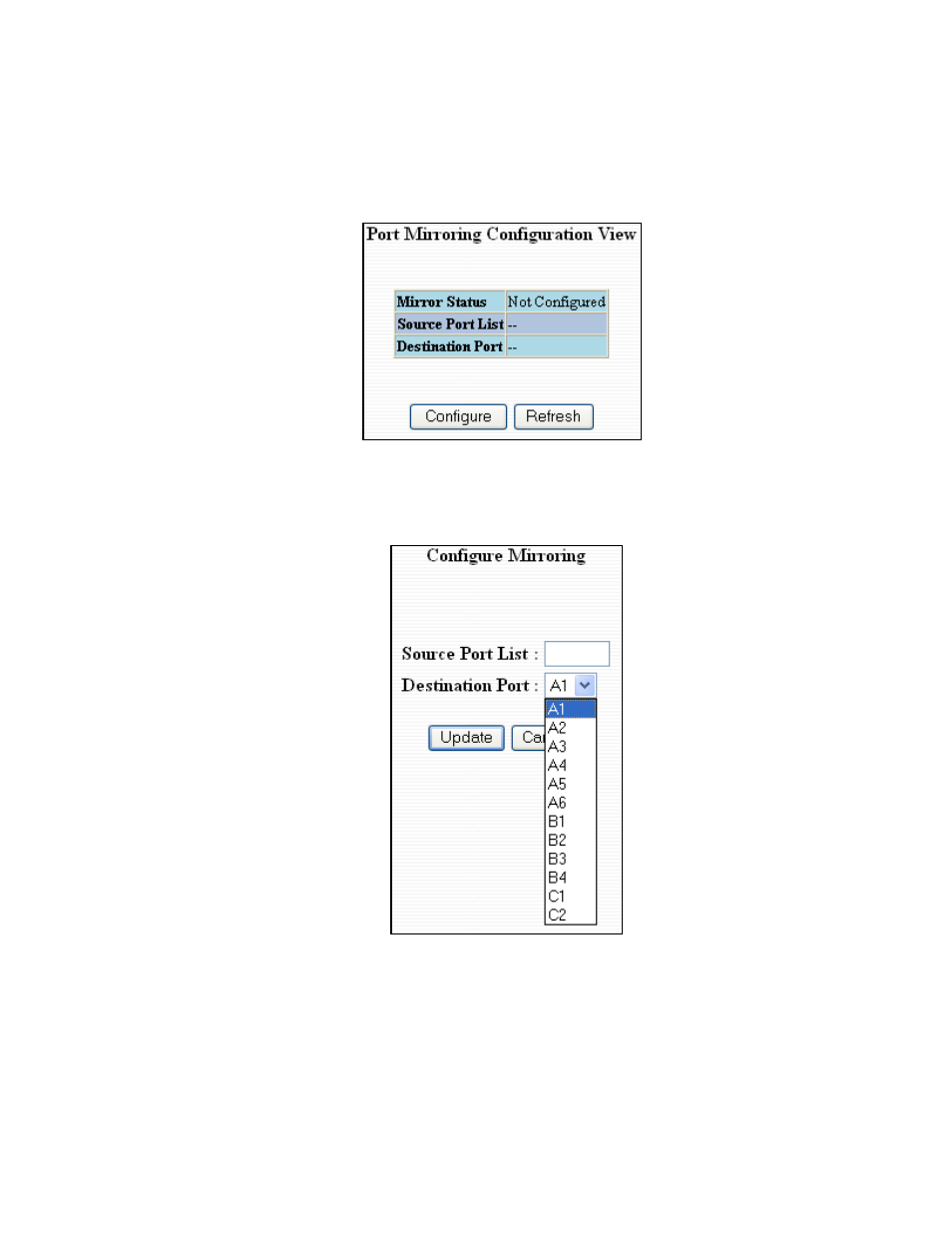 Ports – mirroring | B&B Electronics 9000BP - Manual User Manual | Page 35 / 145