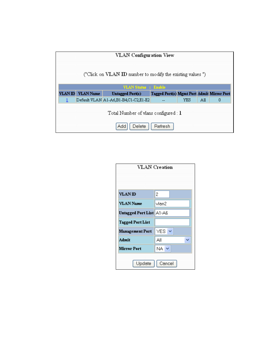Vlan – port based | B&B Electronics 9000BP - Manual User Manual | Page 41 / 145