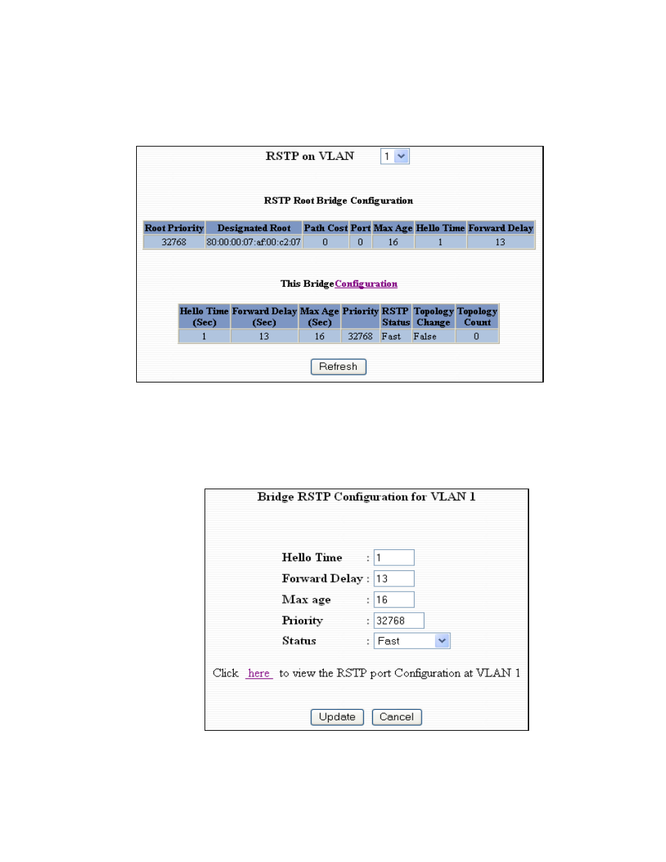 Rstp – rstp configuration | B&B Electronics 9000BP - Manual User Manual | Page 49 / 145