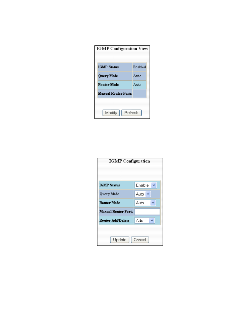 Igmp – configuration | B&B Electronics 9000BP - Manual User Manual | Page 53 / 145