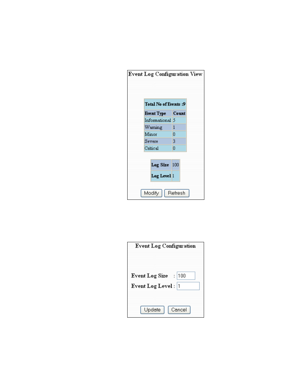 Eventlog – log statistics | B&B Electronics 9000BP - Manual User Manual | Page 68 / 145