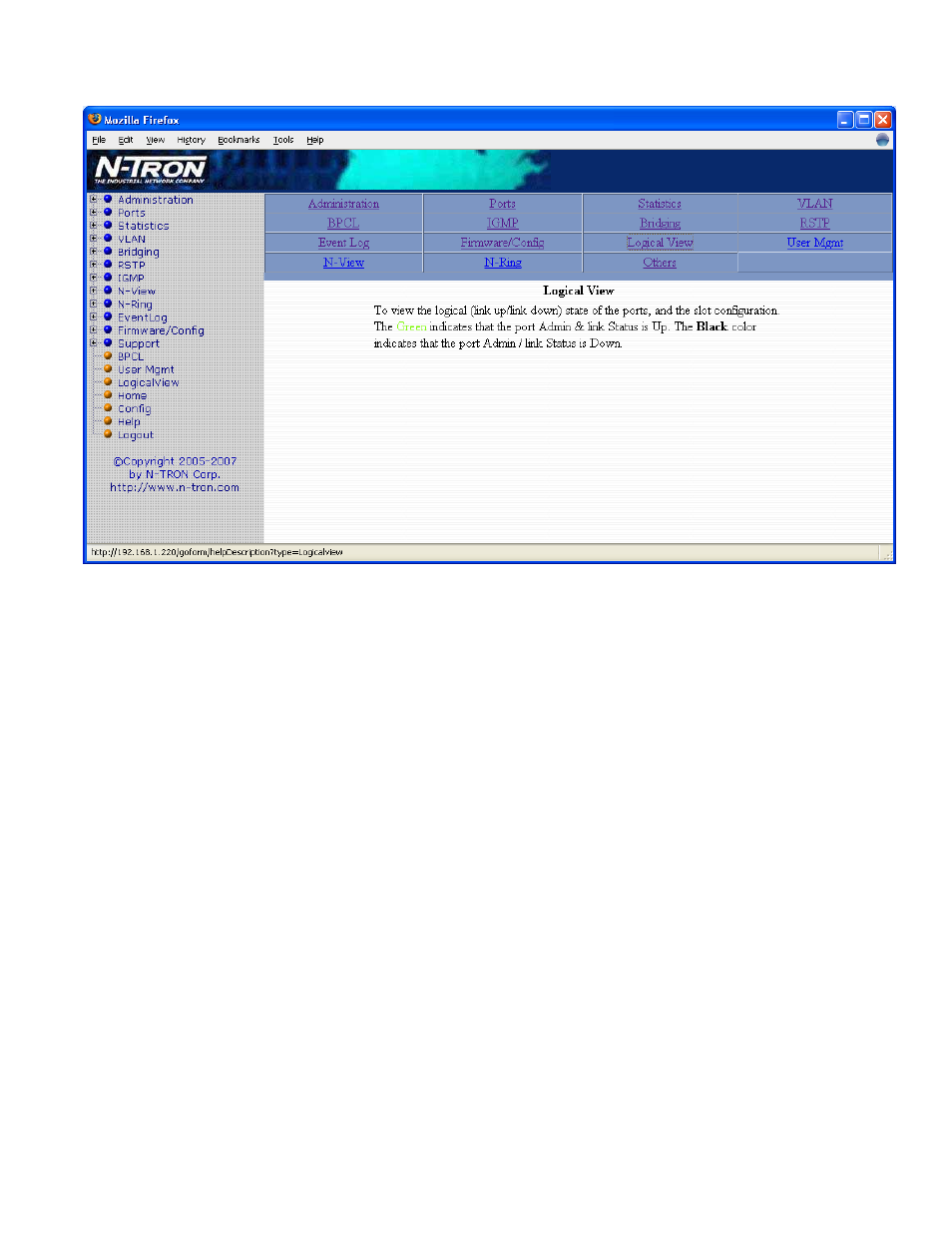 Help – logical view | B&B Electronics 9000BP - Manual User Manual | Page 89 / 145