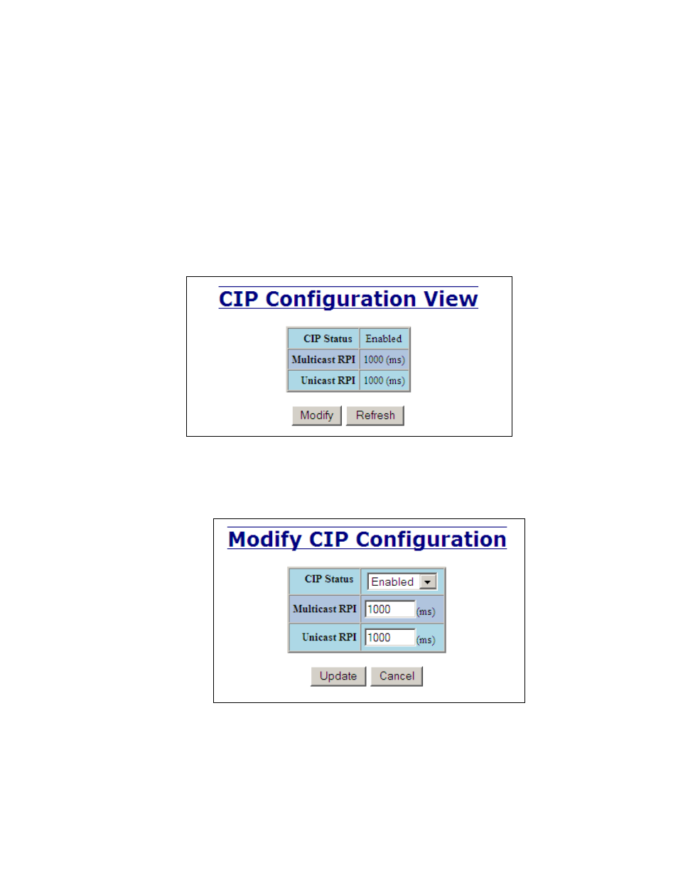Cip - configuration | B&B Electronics 7506GX2-SX - Manual User Manual | Page 102 / 158