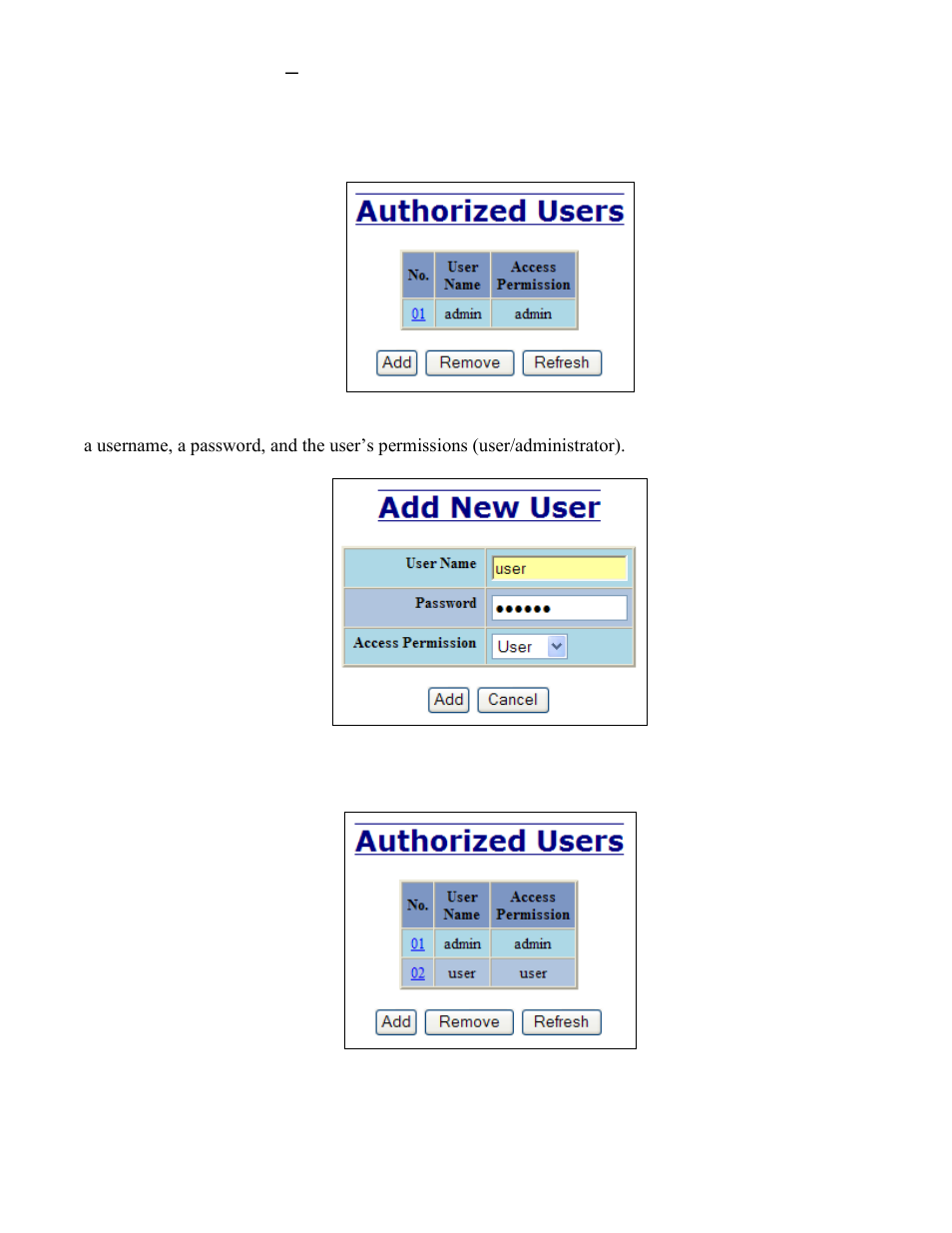 User management – adding users | B&B Electronics 7506GX2-SX - Manual User Manual | Page 108 / 158
