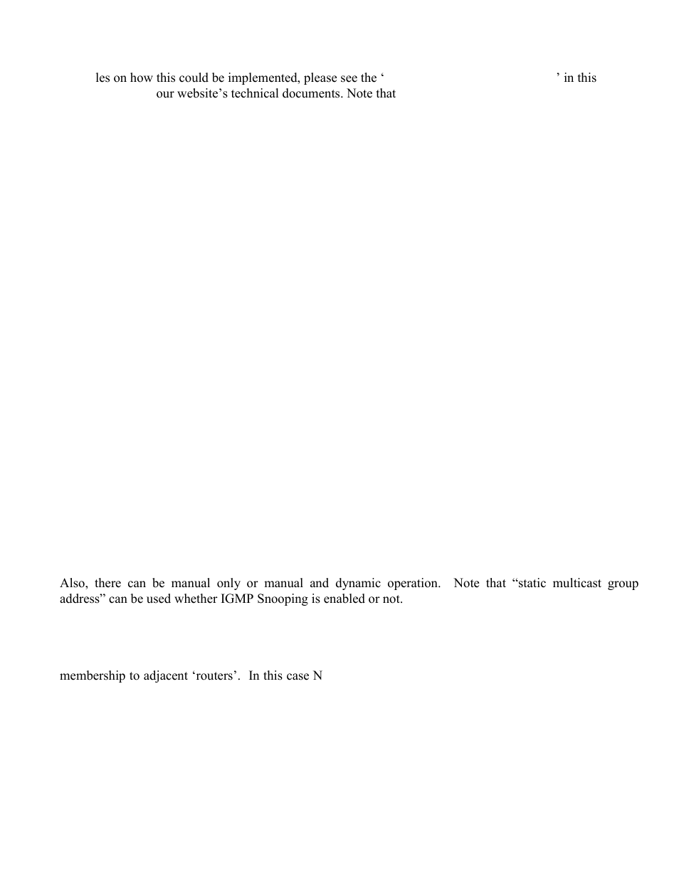Rapid spanning tree protocol, Snmp traps, Igmp snooping | B&B Electronics 7506GX2-SX - Manual User Manual | Page 20 / 158