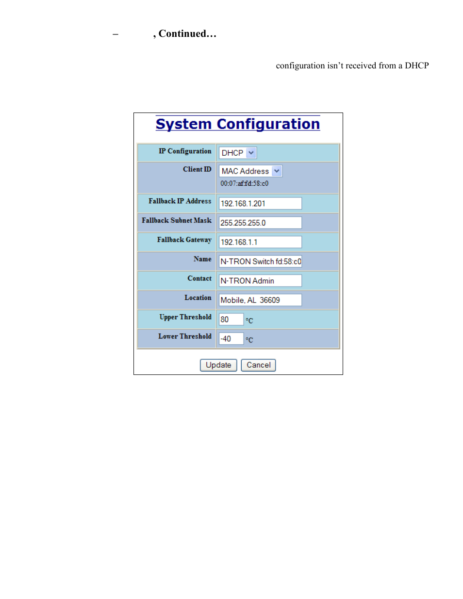 Administration – system, continued | B&B Electronics 7506GX2-SX - Manual User Manual | Page 31 / 158