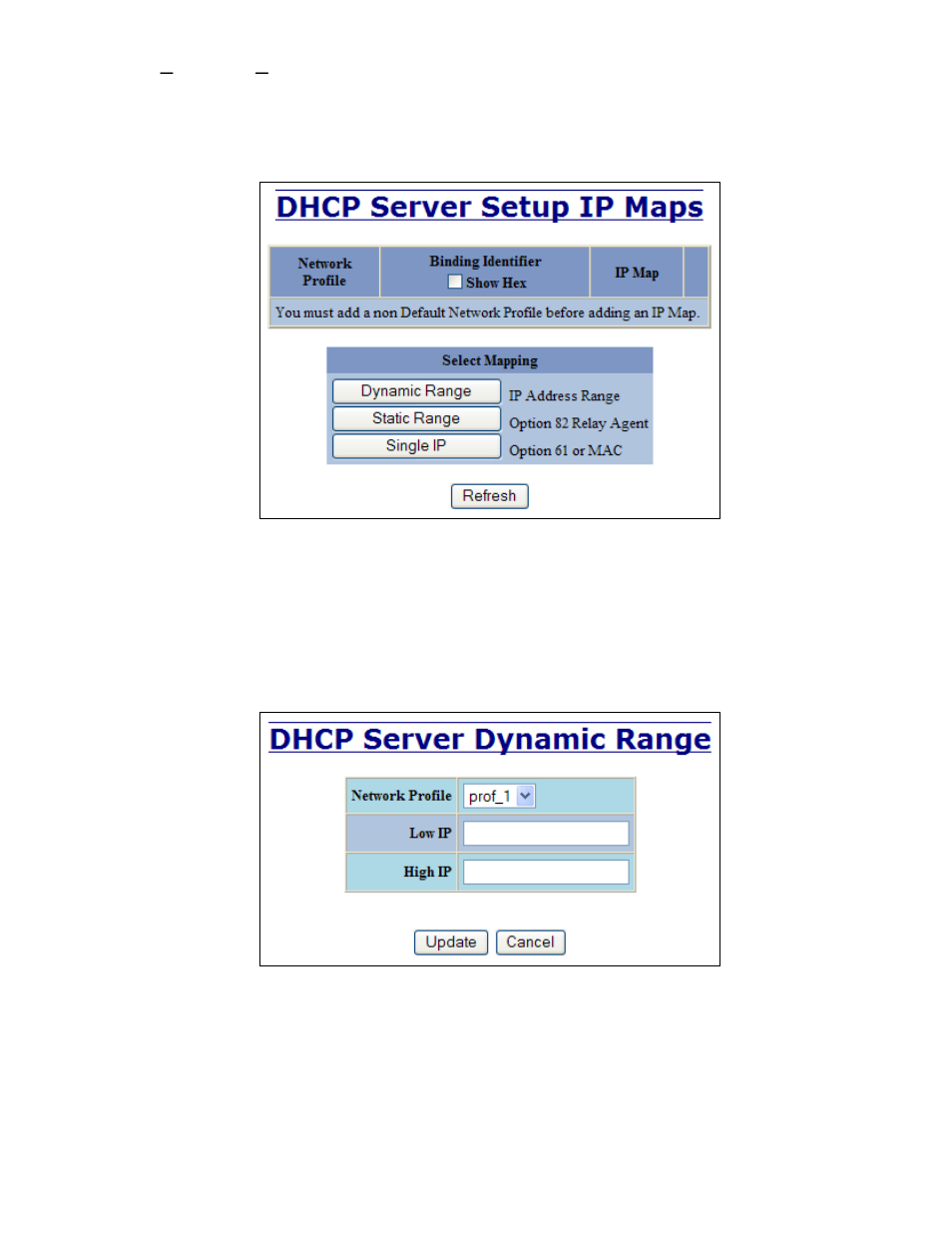Dhcp – server – setup ip maps | B&B Electronics 7506GX2-SX - Manual User Manual | Page 37 / 158
