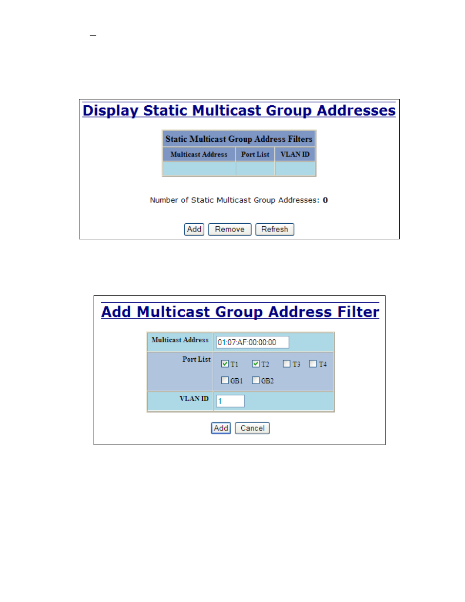 Bridging – multicast addresses | B&B Electronics 7506GX2-SX - Manual User Manual | Page 67 / 158