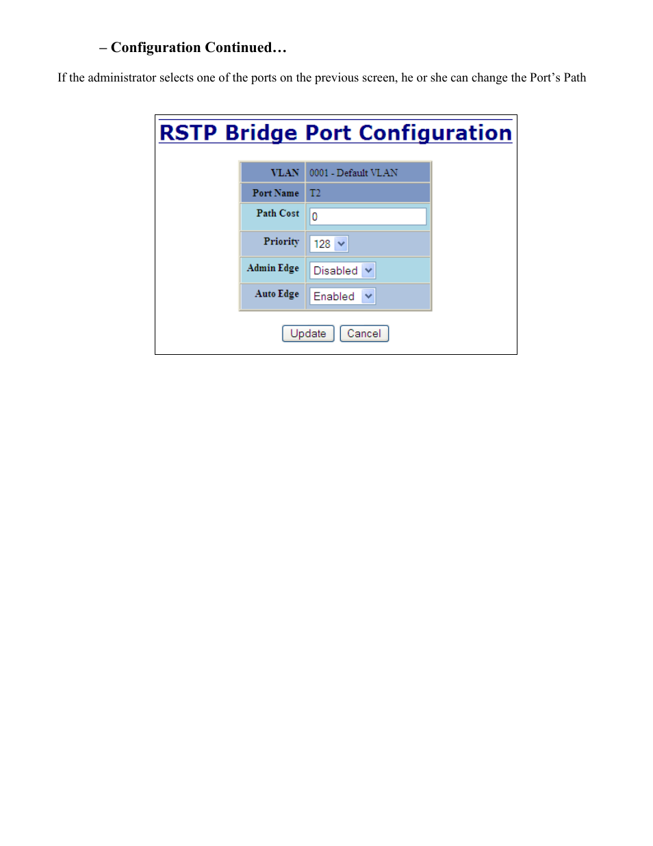 Rstp – configuration continued | B&B Electronics 7506GX2-SX - Manual User Manual | Page 74 / 158