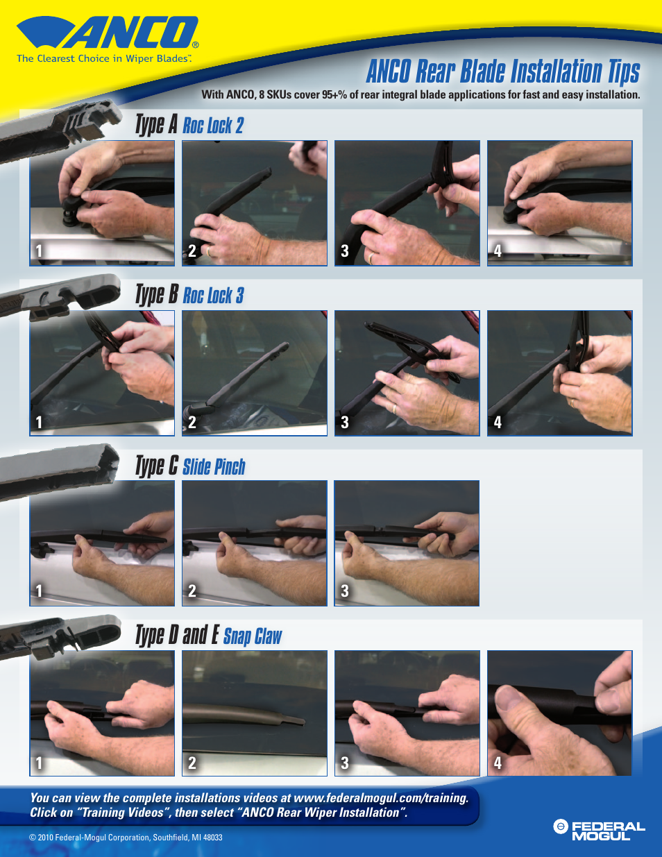 Anco Rear Blade User Manual | 1 page