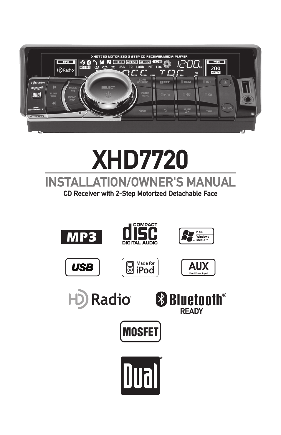 Dual Electronics XHD7720 User Manual | 32 pages