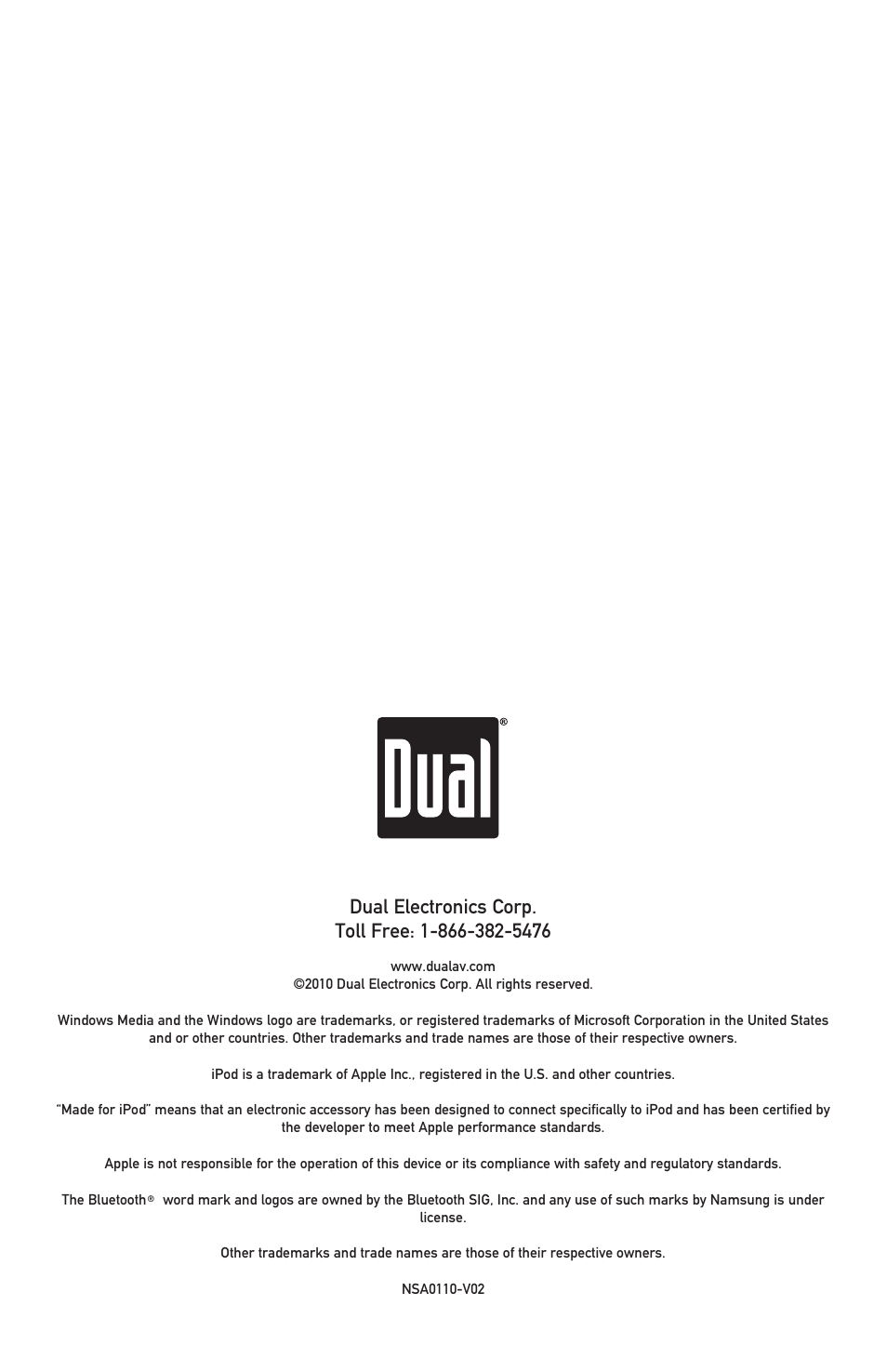 Dual Electronics XDMA6415 User Manual | Page 28 / 28