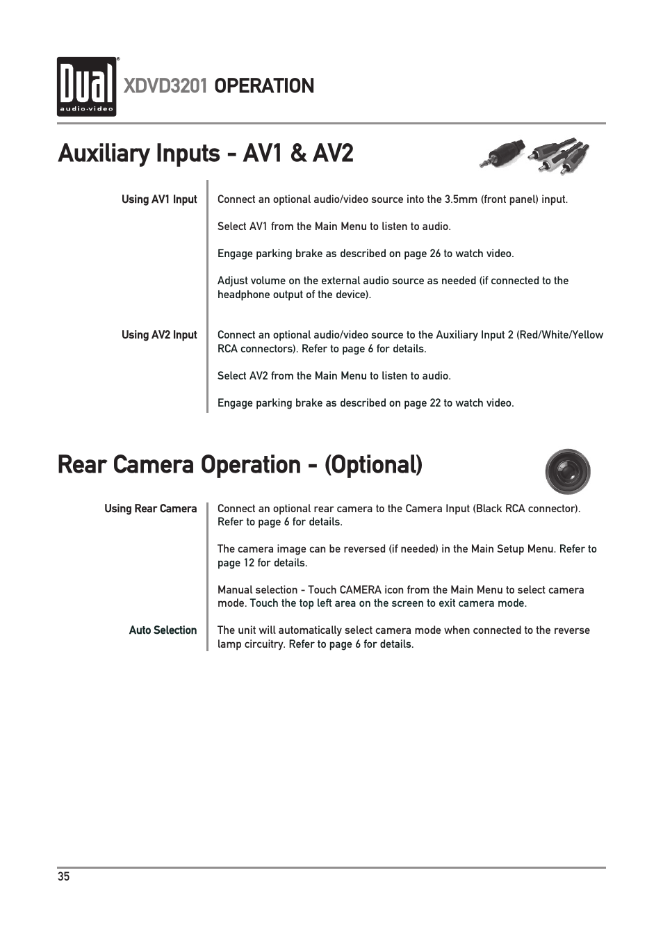 Xdvd3201 operation | Dual Electronics XDVD3201 User Manual | Page 36 / 40