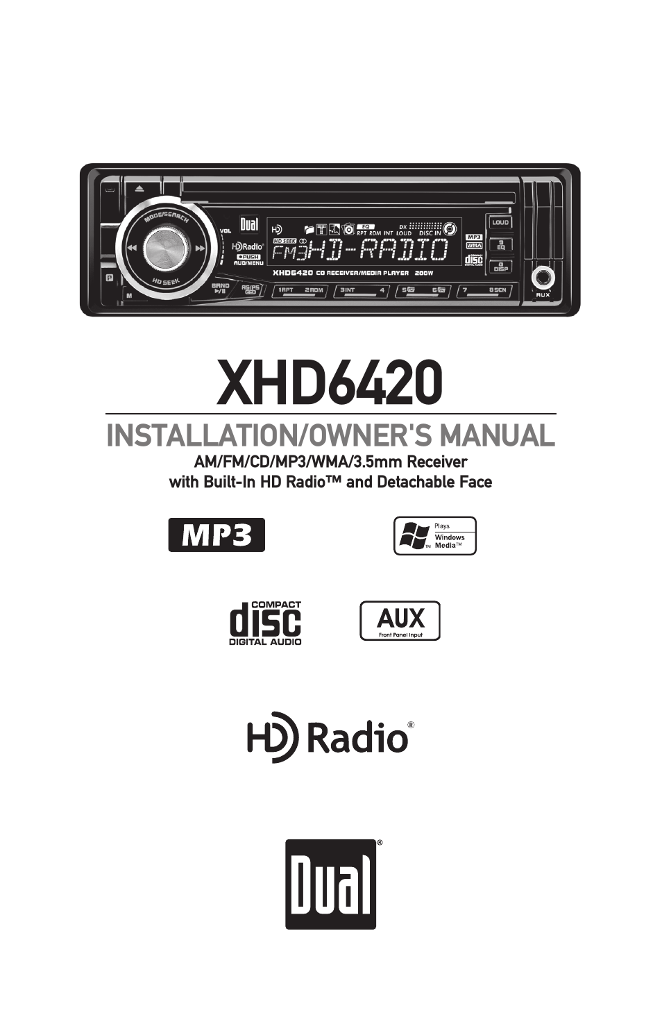 Dual Electronics XHD6420 User Manual | 20 pages