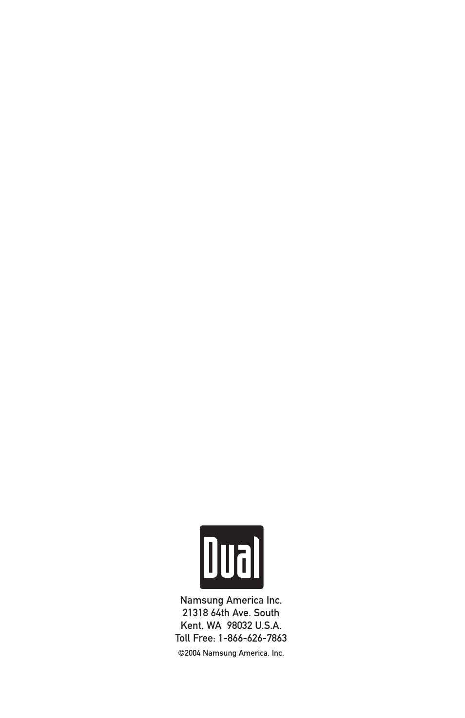 Dual Electronics XNBP12D User Manual | Page 8 / 8