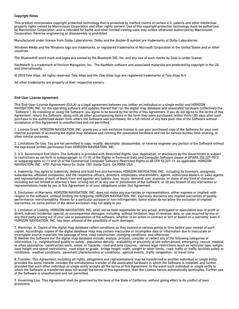 Dual Electronics XDVDN8290N User Manual | Page 2 / 88