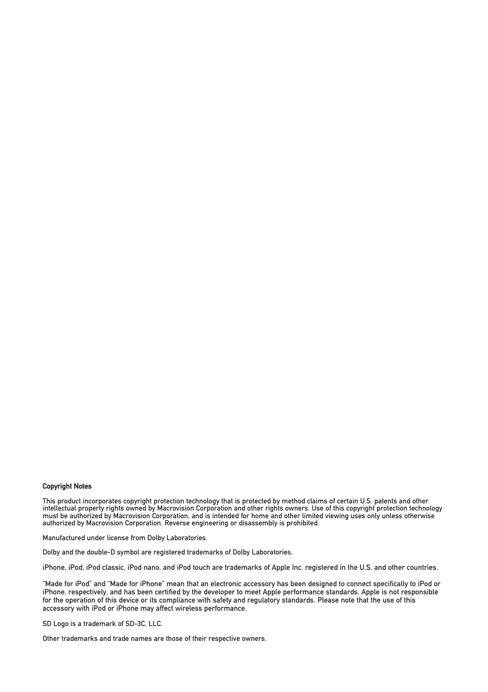 Dual Electronics XDVD3101 User Manual | Page 2 / 40