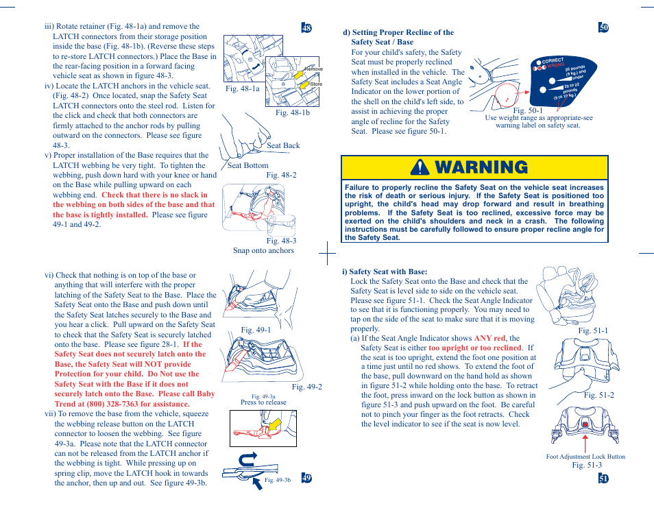 BabyTrend 1871CT - SPUNKY TRAVEL SYSTEM User Manual | Page 13 / 15