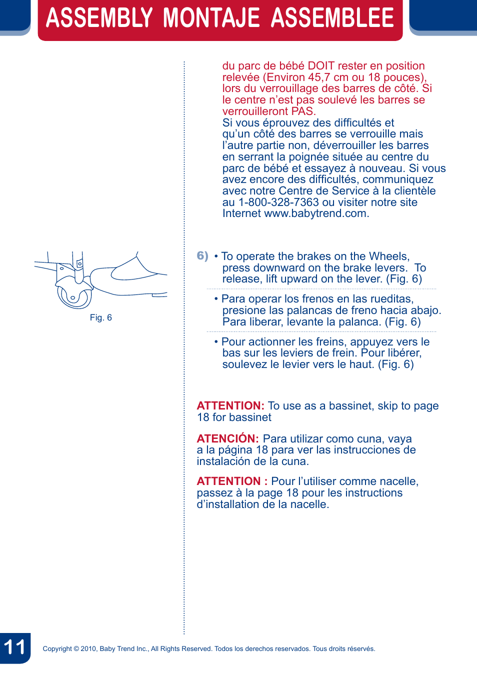 Assembly montaje assemblee | BabyTrend PY91960 - NURSERY CENTER - KIKU User Manual | Page 13 / 32