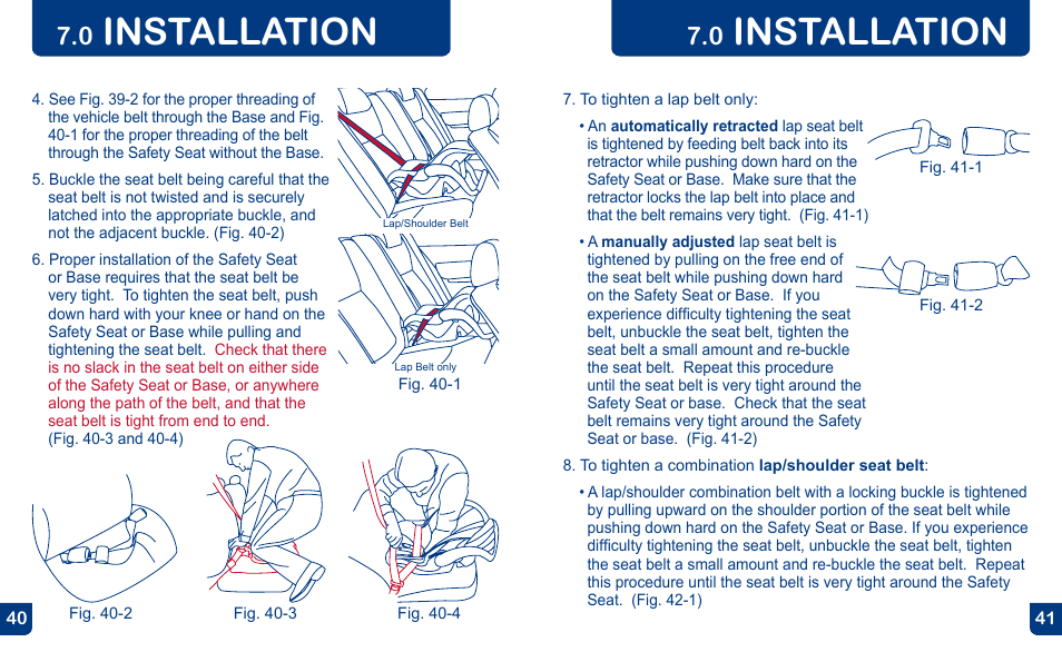 Installation | BabyTrend CS31983 - FLEX-LOC INFANT CAR SEAT - ALL STAR User Manual | Page 21 / 27