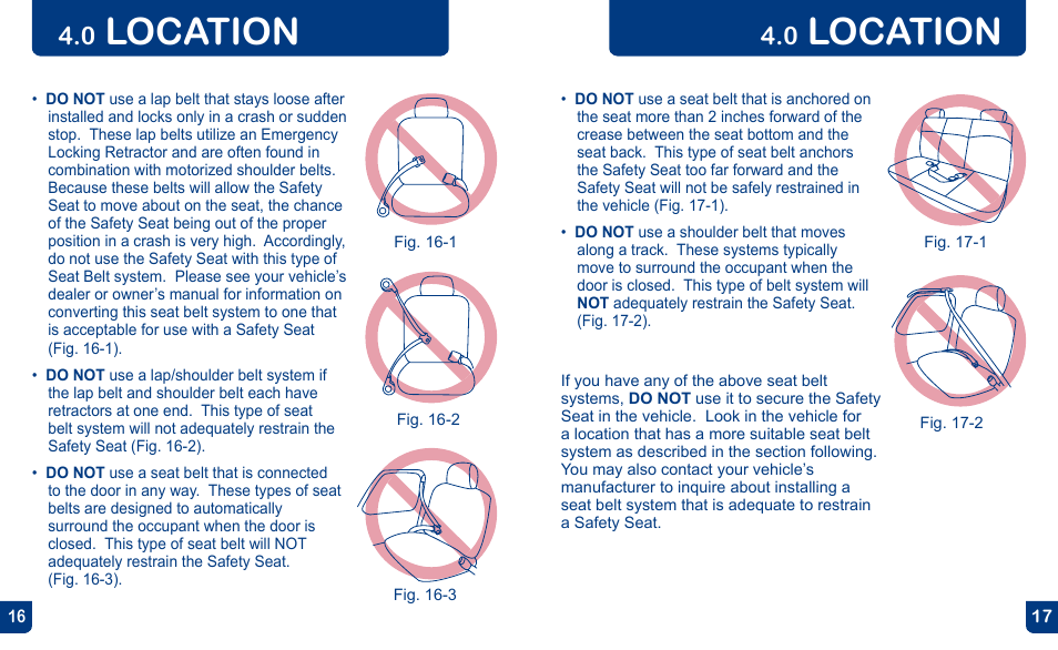 Location | BabyTrend CS31983 - FLEX-LOC INFANT CAR SEAT - ALL STAR User Manual | Page 9 / 27